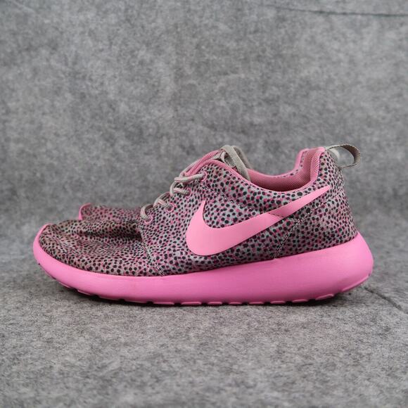 Nike Shoes Womens 7.5 Athletic Trainers Roshe Run Sneaker Casual Lifestyle Pink - Picture 4 of 12